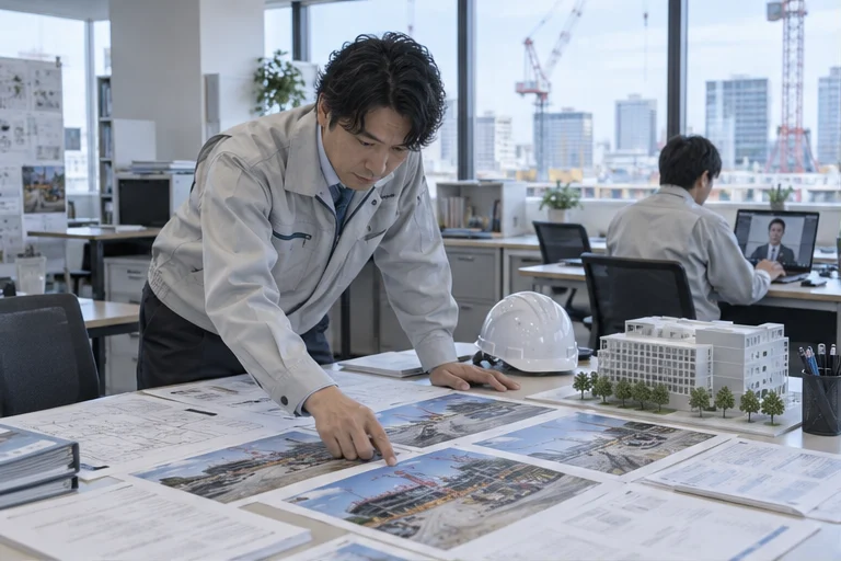 建設・内装の業務をイメージした生成写真